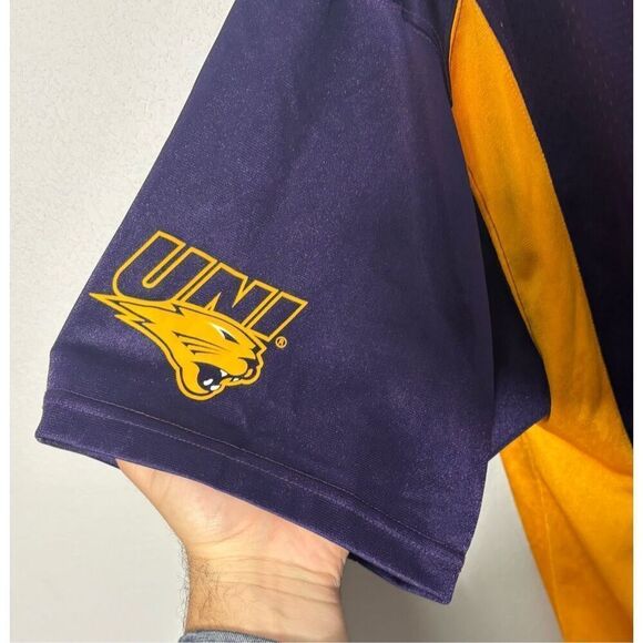 Unisex Northern Iowa UNI Panthers #1 Football Jersey Russell Size 2XL XXL - Picture 7 of 7